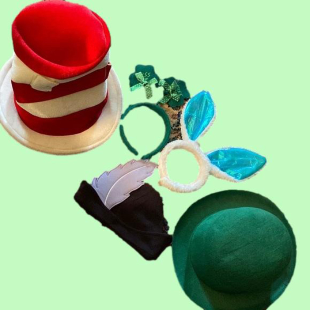 Five costume headwear pieces for yearlong fun and family playtime. Dress up time
